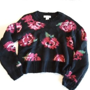 Cotton Emporium | NWOT  Cozy knit Floral Sweater